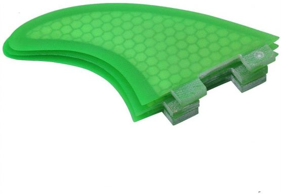 VGEBY1 Surfing Fins, Green 3 PCS Glass Fiber Surfboard Fins Surfboard Fiberglass for Surfboards, Paddle Boards, Kite Boards - Image 2