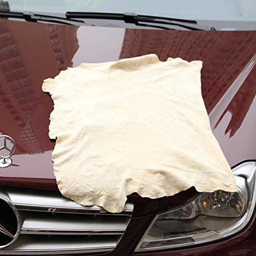 Trainshow Chamois Leather Cloth for Car Washing Cleaning Natural