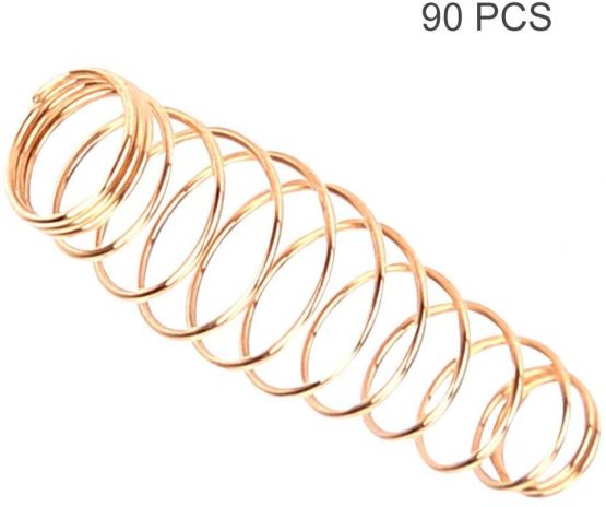 Fafeims 90Pcs Upright Piano Jack Spring Piano Brass Coil Spiral Spring Piano Repair Parts - Image 2