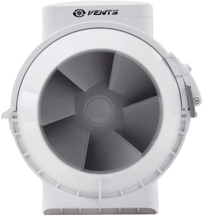 VENTS 100mm (4”) Inline Bathroom Extractor Fan with Run-On Timer - Quiet Loft-Mounted Ventilation for Showers Toilets & Damp Control - Image 2
