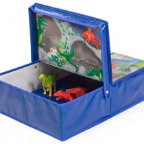 Fun2Give Pop-It-Up Dinosaur Table with Toy Storage Playhouse / Dinosaur Play scene / For Boys and Girls aged 3 years.