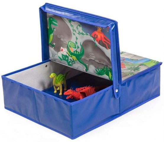 Fun2Give Pop-It-Up Dinosaur Table with Toy Storage Playhouse / Dinosaur Play scene / For Boys and Girls aged 3 years.