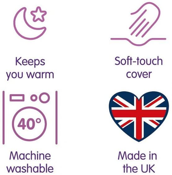 Slumberdown Warm Winter Nights Single Duvet 13.5 Tog Winter Duvet Single Bed - Image 4