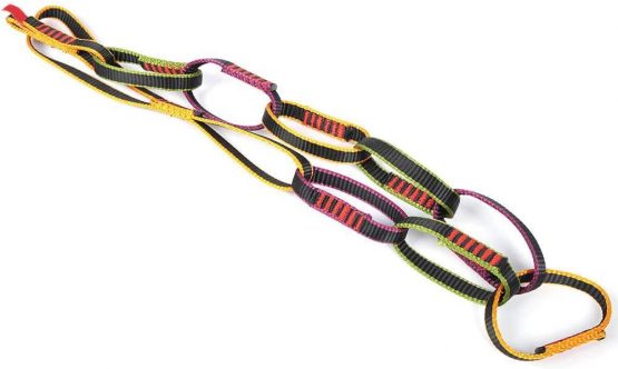 Alomejor Safety Daisy Chain Rope Outdoor Nylon Climbing Equipment Downhill Daisy Rope Yoga Daisy Strap Belt