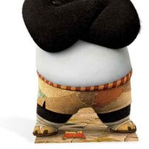 STAR CUTOUTS Ltd SC918 Po Kung Fu Panda Mini Cardboard Cutout for Animal Parties, Fans and Events Height 95cm, Multicolour