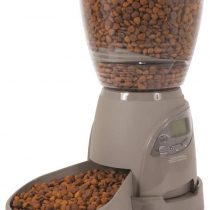Petmate Portion Right Programmable Dog and Cat Feeder 2 Sizes Brushed Nickel