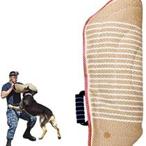 BOW CALICO Hilt-Guard Bite Protection Sleeve, Soft Jute Cover for Bite Protection Sleeves Handmade with a Handle for Dog Training…