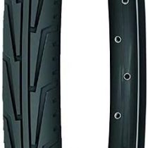 Cicli Bonin Unisex's Michelin Junior City Tyres, Black/White, One Size