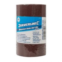 Silverline 297234 Aluminium Oxide Roll, 10 m, 120 Grit