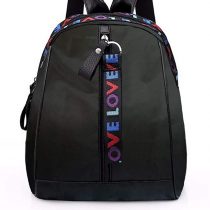 Fashion Women Ladies Backpacks and Rucksacks Handbags Casual Rucksack PU Leather Rucksack Nylon School Bags Waterproof Anti-Theft Daypack Travel School Vintage Shoulder Bag Purse Large Capacity Black