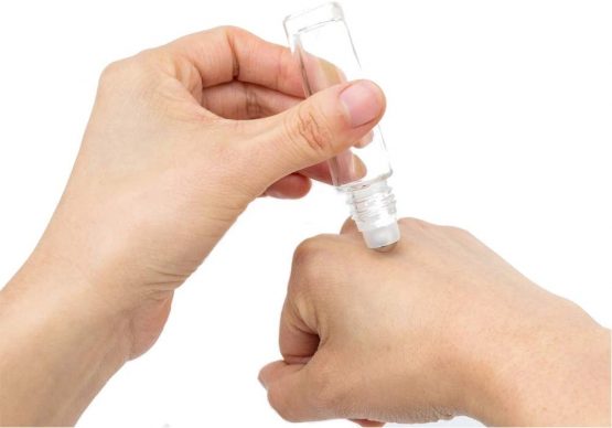 10ml Roller Bottles 6Pack Clear Thick Glass Essential Oil Roller Bottles Stainless Steel Roller Ball with 2 Droppers - Image 4