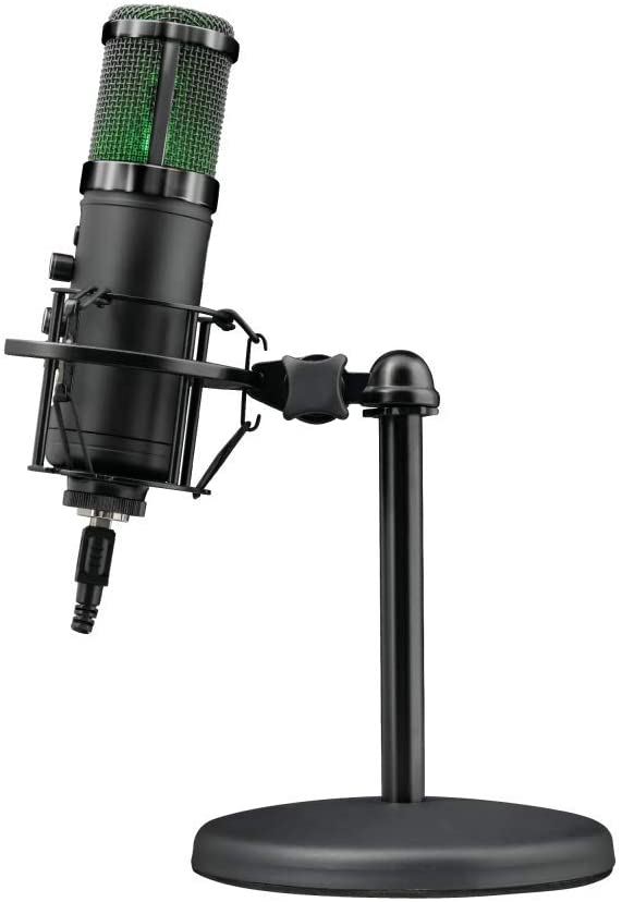 Trust Gaming GXT 256 Exxo USB Streaming Microphone for PC Laptop and PS4 , Black, 51 x 56 x 187 mm³ - Image 3