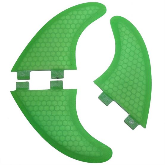VGEBY1 Surfing Fins, Green 3 PCS Glass Fiber Surfboard Fins Surfboard Fiberglass for Surfboards, Paddle Boards, Kite Boards - Image 3