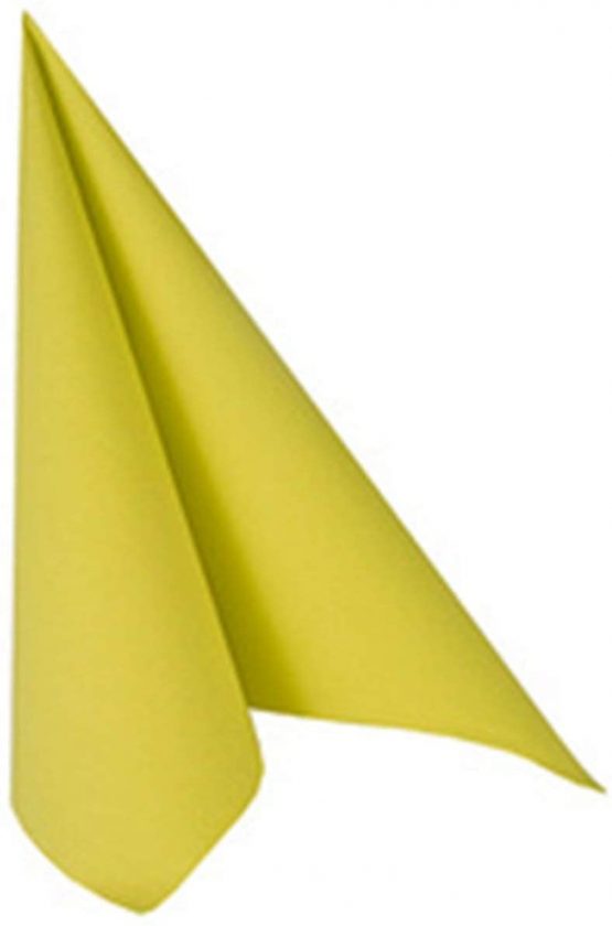 Papstar Napkins, Tissue, Olive Green, 7.8 x 20 x 20 cm