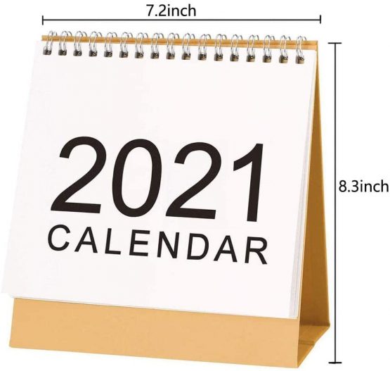 July 2021 - December 2022 Mini Desk Calendar With Festival Designs Easy Academic Year Planning Standing Flip Desktop Calendars Month to View Planner - Image 2