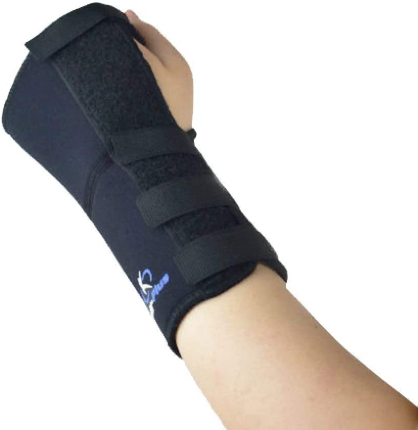 Body-Plus Direct Wrist Support Splint Brace for Left Hand, X-Large, Black