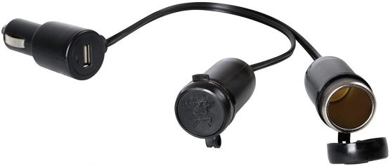 Lampa 38966 Type Plug USB Cigarette Lighter Socket with Dual 12/24 V - Image 2