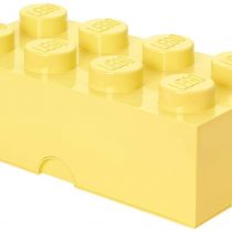 Room Copenhagen Storage Brick "Lego" 8 Knobs, Cool Yellow