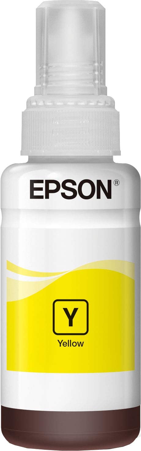 Epson EcoTank 664 Yellow Genuine Ink Bottle, Single