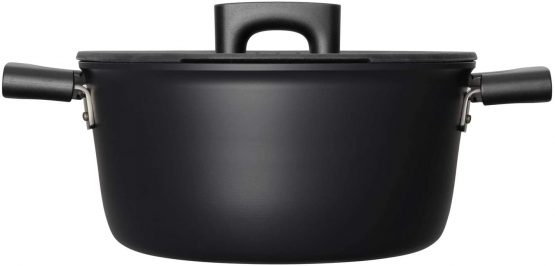 Fiskars 1052228 Casserole, Dia: 26 cm, Capacity: 5 litres, Suitable for All Types of hobs, Aluminium/Plastic, Scratch-Resistant, Non-Stick Coating, Hard Face, 5 liters - Image 2