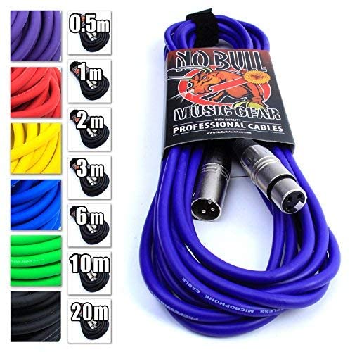 No Bull Nordell Music Gear' Premium XLR Cable (Purple