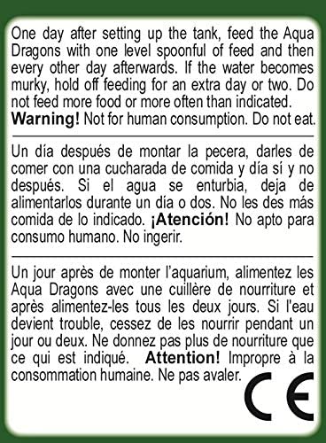 Aqua Dragons STEM Educational Toy, Food for Feeding Water Dragons for Educational and Scientific Purposes - Image 2