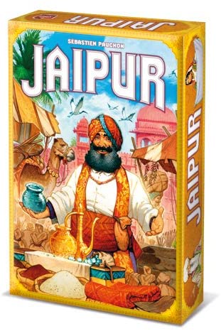 Asmodee - Jaipur Board Game for 2 Players, 10+ Years, Italian Edition, Multi-coloured, 13 cm x 4 cm x 18 cm