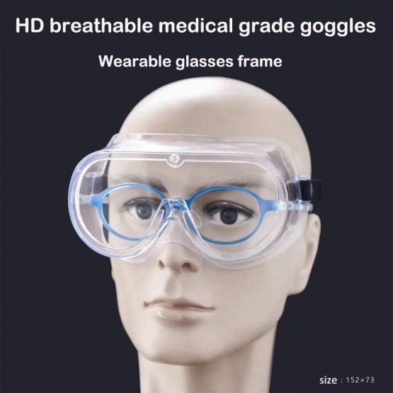 Safety Goggles Clear Wraparound Safety Glasses Eye Impacted Sealed Protective Work Goggles Over Spectacles for DIY Lab Grinding etc GENERAL PURPOSE GOGGLES CLEAR - Image 2