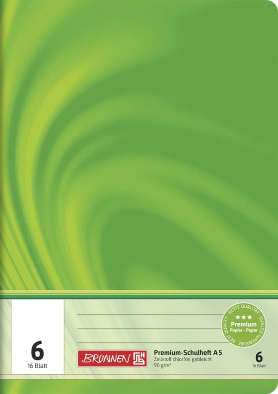 Brunnen Vivendi 104570602 Exercise Book A5 32 Sheets Blank with Line Sheet - Image 2
