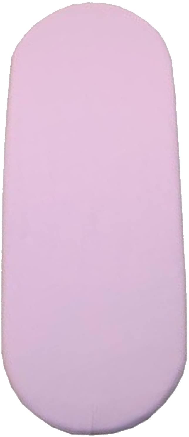 1x Moses Basket 100% Cotton Fitted Sheet Pink