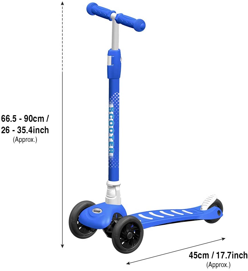 ANSIO Scooter for Boys and Girls, 3 Wheel Kids scooter, Toddler scooter ...