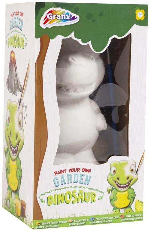 Grafix RMS Paint Your Own Garden Dinosaur Craft Activity For Children