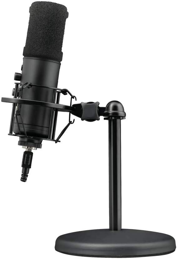 Trust Gaming GXT 256 Exxo USB Streaming Microphone for PC Laptop and PS4 , Black, 51 x 56 x 187 mm³ - Image 4