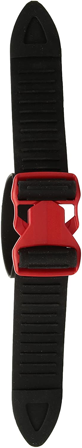 TYR Rally Training Strap, Black/Red, One Size, Black / Red