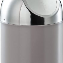 Zeller Tabletop Waste Container 12x18cm in taupe, Wood, 28 x 28 x 8 cm