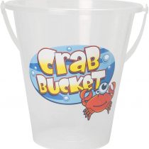 Yello, Transparent Extra Large Clear, Beach Bucket for Crabs and Small Wildlife