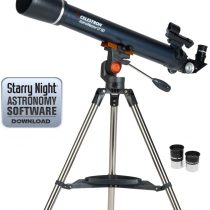 Celestron 21073 AstroMaster LT 60AZ Refractor No-Tool Setup Refracting Telescope - Blue