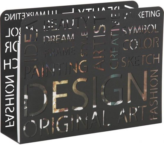 HAKU Furniture Newspaper Stand Design 35 x 28 x 10 cm black - Image 2