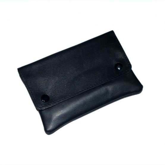 GTR-Prestige Giftware Smoking Accessories P35532 - Dr Plumb Soft Real Leather Button Hand Rolling Tobacco Pouch - Image 2