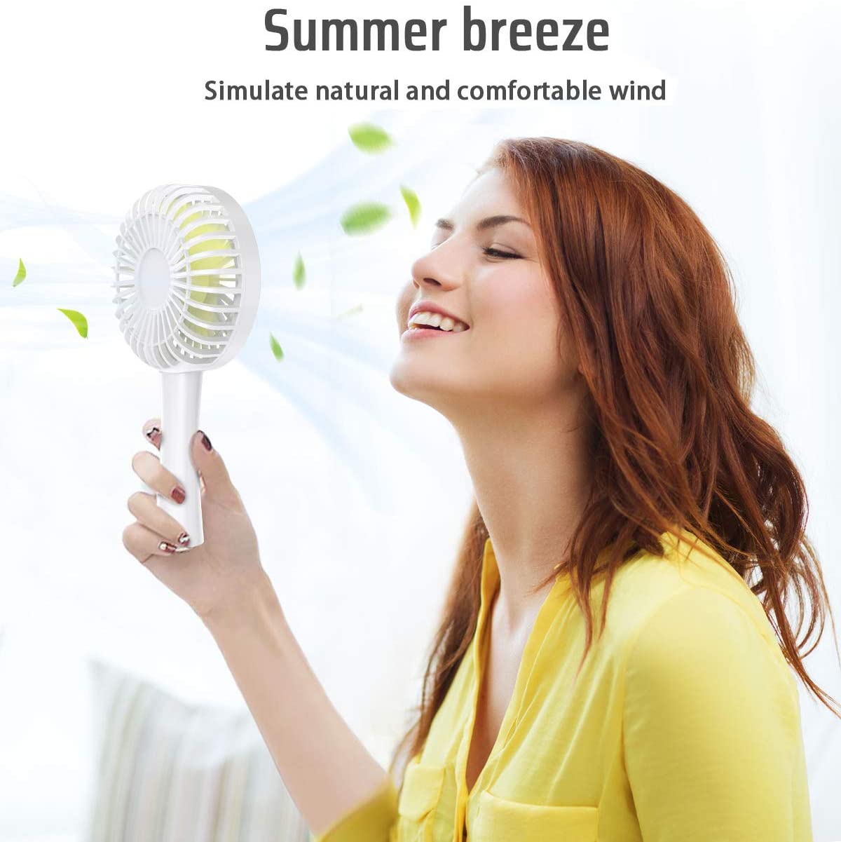 FAPPEN Handheld Electric USB Fans Mini Portable Outdoor Fan with