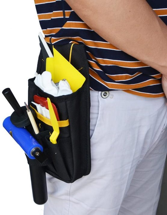 Ehdis Tool Pouch Small Tool Bag Waist Bag Oxford with Multi Pocket for Car Tools, Garden, Gardening, Florist, Electricians, Technicians - Image 4