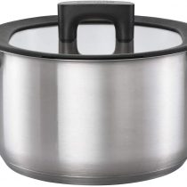 Fiskars 1052240 Casserole with Lid, Dia: 20 cm, Capacity: 3.5 litres, Suitable for All hobs, Stainless Steel/Plastic, Hard Face, 3.5 liters