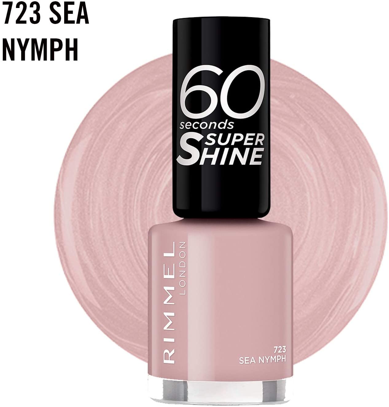 Rimmel London 60 Seconds Super Shine Pastel Pink Nail Polish Trio (Pack of 3), Paster Summer Trio, 8 ml (Pack of 3) - Image 4