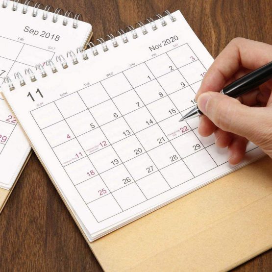 July 2021 - December 2022 Mini Desk Calendar With Festival Designs Easy Academic Year Planning Standing Flip Desktop Calendars Month to View Planner - Image 4