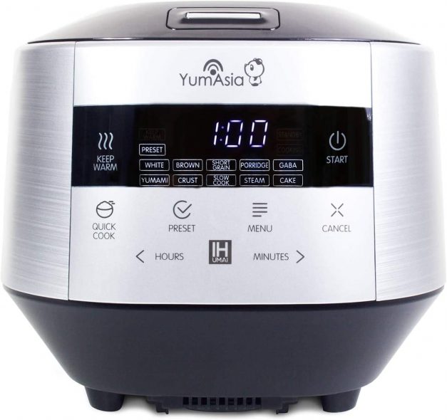 Yum Asia Bamboo Rice Cooker with Induction Heating (IH) and Ceramic