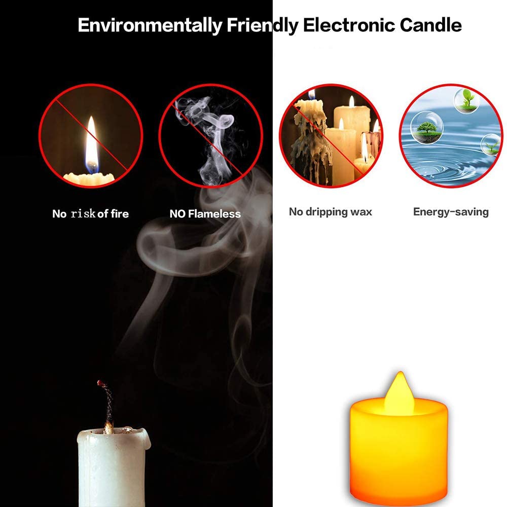 FANSIR LED Tea Light Candles - Image 4