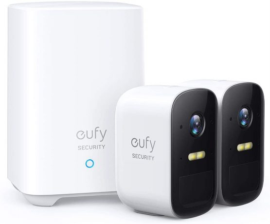 eufy Security, eufyCam 2C 2-Cam Kit, Security Camera Outdoor, Wireless Home Security System with 180-Day Battery Life, HomeKit Compatibility, 1080p HD, IP67, Night Vision, No Monthly Fee