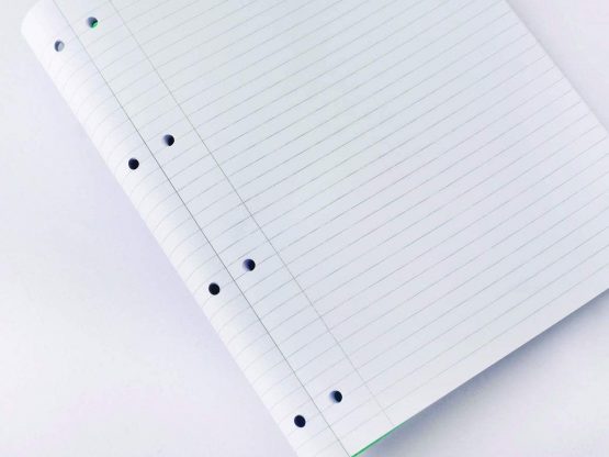 EASTLIGHT A4 Refill Pad 160 Page 80gsm - (Pack of 4) Sidebound Feint Ruled with Margin 4 Hole Punched - Image 3