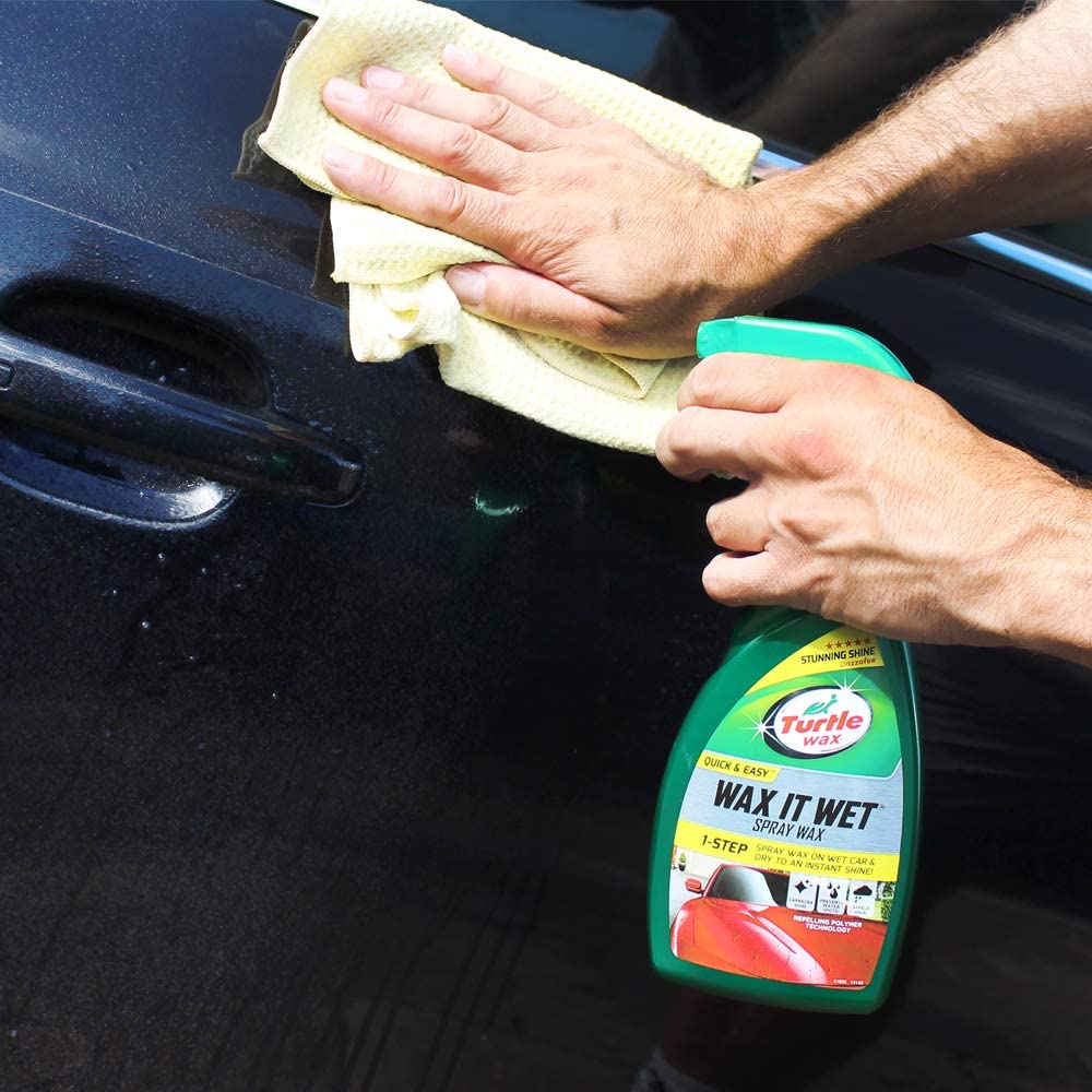 Turtle Wax 51800 Wax and Dry Car Spray Wax, 500ml, Easy One-Step Shine & Protection, Carnauba & Polymer Formula - Image 3