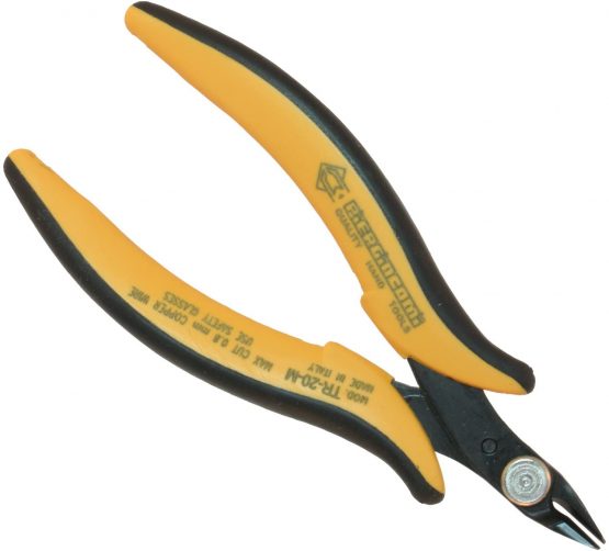 Piergiacomi TR20M Micro Size Dead Soft Wire Cutter, max. Copper Wire, 20 AWG, 2 mm Thickness, 0.8 mm in Diameter, Pack of 1